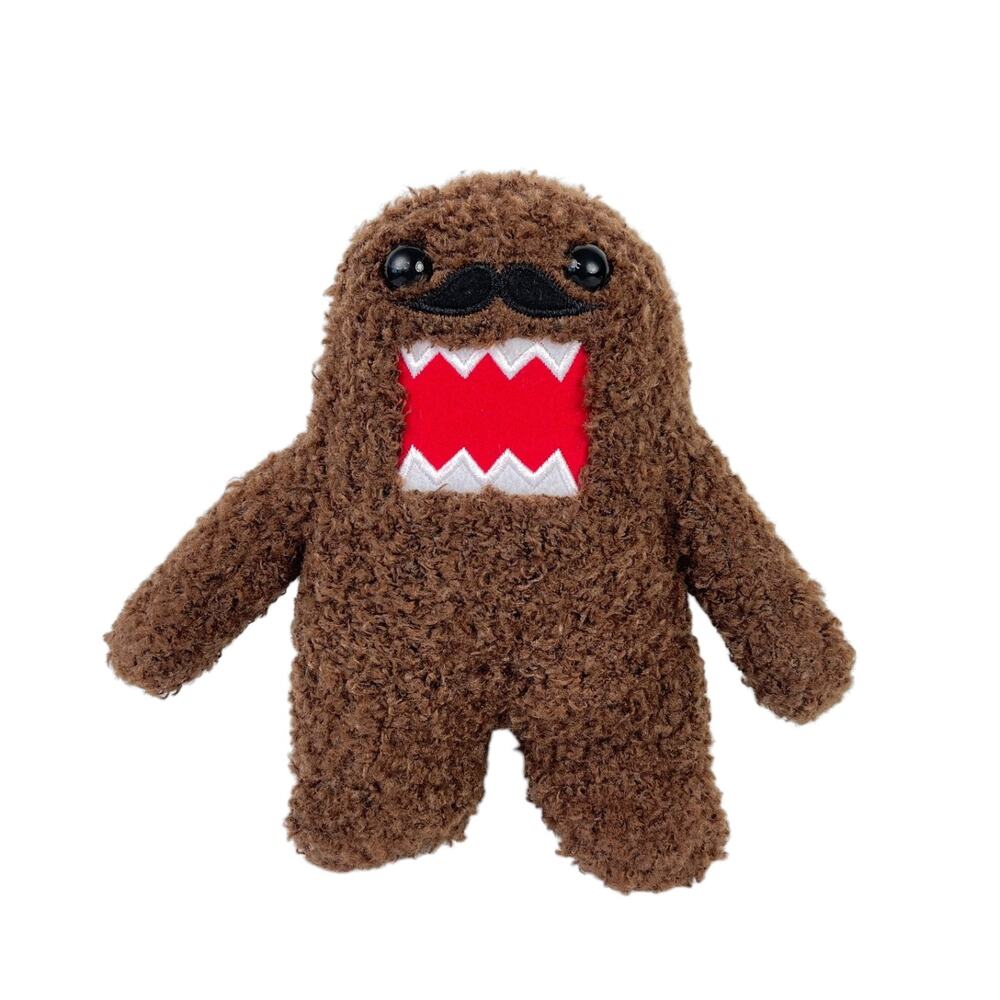 Domo 2013 Limited Edition Mustache Small Plush Stuffed Animal Toy 6.5" tall